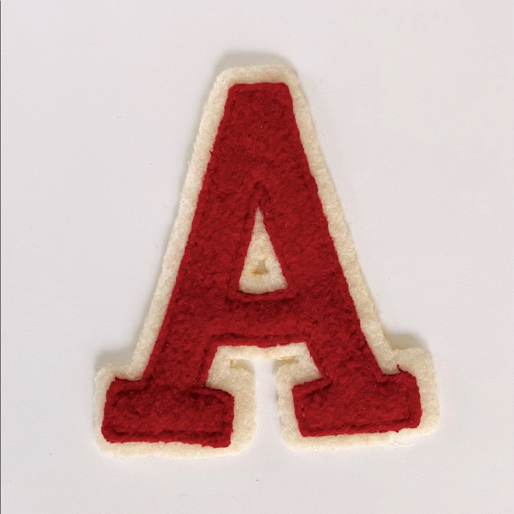 Vintage Ralph Lauren letterman “A” patch